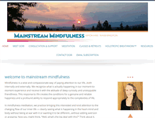 Tablet Screenshot of mainstream-mindfulness.com
